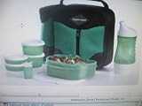 On the Go to School or Work Lunch & Salad Set By Tupperware