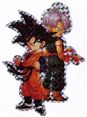 Dragonball Z Goten Trunks Sticker