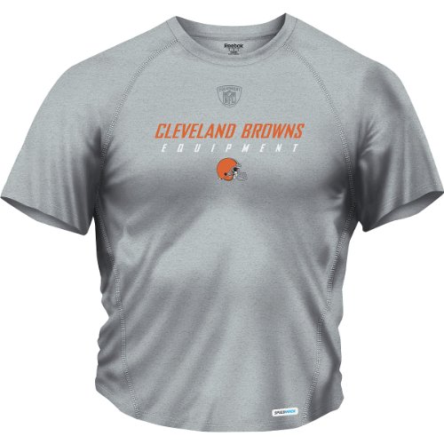 Reebok Cleveland Browns Equipment Short Sleeve Speedwick Small