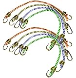 Keeper 06052 10" Mini Bungee Cord, 8 Pack