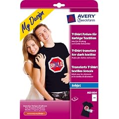 Avery Zweckform MD1004 T-Shirt Folie f�r dunkle Textilien DIN A4 8 Blatt
