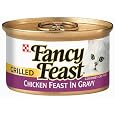 Fancy Feast Gourmet Cat Food, Grilled Chicken Feast in Gravy, Grilled 3-Ounce Cans (Pack of 24)