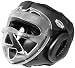 Premium Vinyl Full Face Kopfschutz mit Maske / Visier / Gitter Thaiboxen, M