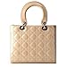 Fineplus® Women's Split Cow Leather Cannage Diamond Texture Lattice Lady Handbags Shoulderbags