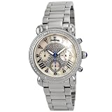Just Bling Ladies JB-6210-D Bronx Pearl Stainless Steel Diamond Watch