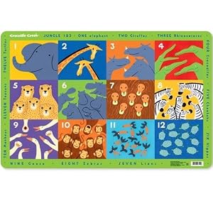 Jungle 123 Placemat by Crocodile Creek