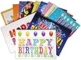 Birthday Card Assorted Pack - Set of 24 Cards & Envelopes - Blank Cards