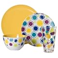 Mutli-Dot Melamine Dining Collection