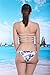 Polovi Women Swimsuit Bathing Suit Ink Painting Bandage Bikini Set 15286C0