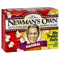 Newmans Own, Popcorn Microwave Reg, 10.5 OZ (Pack of 12)