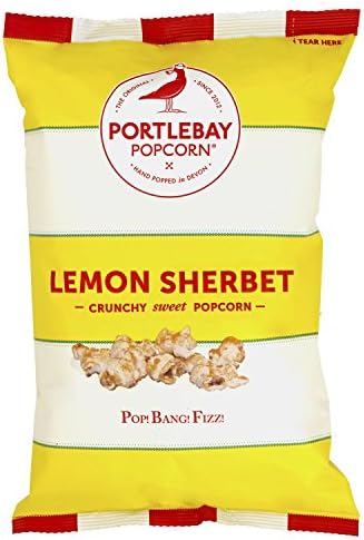 Portlebay Popcorn Kracklecorn 20 X 25g Bags (Lemon Sherbet Kracklecorn)