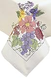 Dimensions Needlecrafts Stamped Cross Stitch, Flowers & Berries Table Cloth
