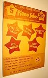 5 (Five) Boogie Woogie Piano Solos By All-Star Composers