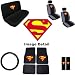 Search : 15PC Superman Logo Shield Auto Accessories Interior Combo Kit Gift Set