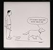 The New Yorker Cartoon Magnet Dog Thinking