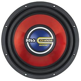 BOSS CH153DVC 15-Inch Subwoofer Double Stacked Magnets Red Poly Injection Cone with Dual 4-Ohm Voice Coils