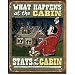 What Happens At The Cabin Stays At The Cabin Tin Sign Poster What Happens At The Cabin Stays At The Cabin Tin Sign Poster
