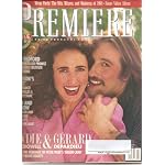 Premiere Magazine February 1991 Andie MacDowell and Gerard Depardieu Cover book cover
