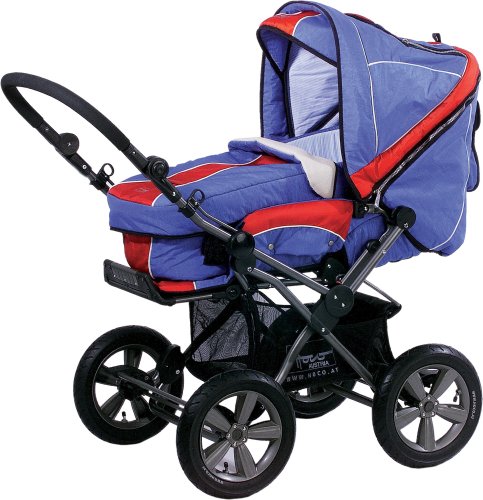 Hoco SPL08-143-00006 - Smaragd ODX Azuro - Schwenkschieber - Kinderwagen inkl. Tragetasche 3in1, 12