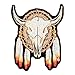 Steer Skull Dream Catcher Patch, Small Size