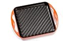 Le Creuset Cast Iron Square Grill, Volcanic, 24 cm