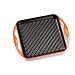 Le Creuset Cast Iron Square Grill, Volcanic, 24 cm