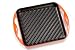 Le Creuset Cast Iron Square Grill, Volcanic, 24 cm