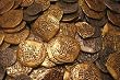 Lot of 30 - Gold and Silver Doubloon Replicas