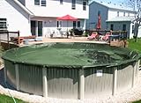 Supreme Round Above Ground Swimming Pool Winter Covers- 10 Year Warranty (24 Ft)