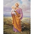 Carded 8"x10" Prints for Framing - Saint Joseph - Linen Paper - 7 and 4 Color Process Printing