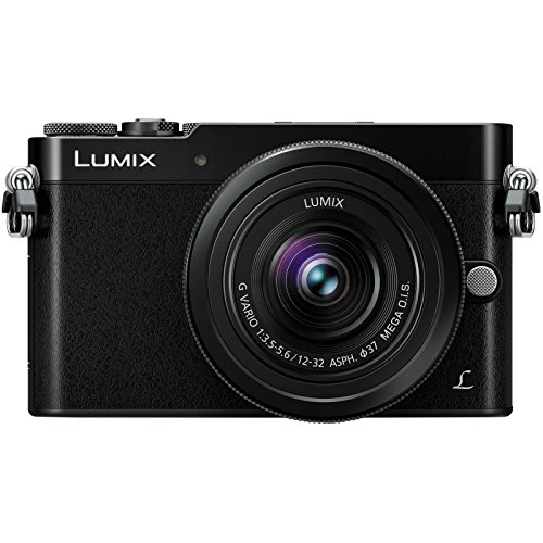 Panasonic Lumix DMC-GM5 Micro Four Thirds Wi-Fi Digital Camera & 12-32mm (Black) with 45-150mm Lens + 64GB Card + Case + Battery + Tripod + Filters Kit