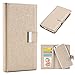 iPhone 6 Plus Case, iPhone 6S Plus Case, WINNETEK Premium Canvas Folio Flip iPhone 6 Plus Wallet Case Card Slots, Slim Fit Magnetic Closure Shockproof Bumper Case for iPhone 6 Plus, 6s Plus 5.5