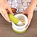 VEESUN Ceramic Mortar and Pestle With Non-Slip Detachable Silicone Base