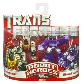 Transformers - Movie Robot Heroes Grimlock vs. Shockwave