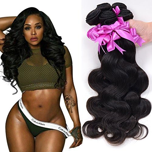 Peruvian Body Wave Peruvian Virgin Hair 4 Bundles 14 16 18 20 inch 6A Grade Unprocessed Hair Bundle Human Hair Weave Natural Color