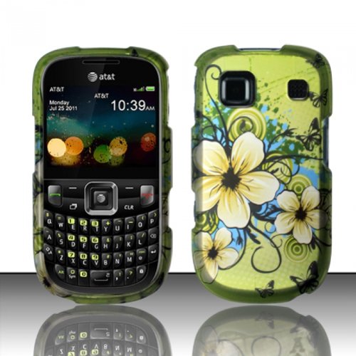 For ZTE Z431 (AT&T) Rubberized Design Cover - Hawaiian Flowers For ZTE Z431 (AT&T) Rubberized Design Cover - Hawaiian Flowers