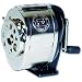 Charles Leonard Inclusive Pencil Sharpener, Multi Hole, 8 Sizes, Silver, 1 per Box (89508)