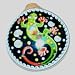 Lucky Gecko Lizard Ocarina Flute Funky