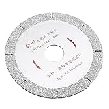 丸ノコアクセサリ ダイヤモンドスライス 鋸刃 金属 切断鋸 100mm*18mm*20mm シルバー