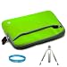 Search : Green Neoprene Protective Sleeve Cover Carrying Case with Exterior Accessory Pocket for ASUS Eee Pad Transformer TF101-A1 10.1-Inch Tablet Computer 16GB and 32GB + Universal Silver Butterfly Tablet Stand + SumacLife TM Wisdom Courage Wristband