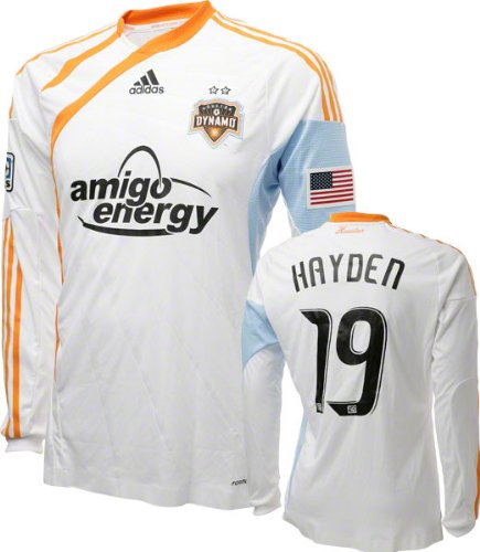 John Michael Hayden Game Used Jersey: Houston Dynamo #19 Long Sleeve Away Jersey John Michael Hayden Game Used Jersey: Houston Dynamo #19 Long Sleeve Away Jersey