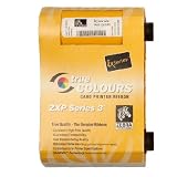 Zebra True Colours 800033-840 Ribbon Cartridge - YMCKO - Dye Sublimation Thermal Transfer - 200 Card