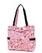 Belvah Quilted Paisley Tote Handbag with Side Pockets - Choice of Colors