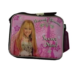 Hannah Montana: Insulated Lunch Bag / Black & Pink
