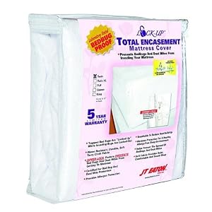 JT Eaton 81TWXLENC Bed Bug Lock-Up Total Encasement Mattress Cover Twin-XL