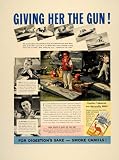 1937 Ad Camel Cigarettes Mulford Scull Outboard Motor - Original Print Ad