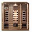 4 Person Sauna Cedar Ceramic Dry Heat FAR Infrared Portable Detox New
