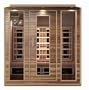 4 Person Sauna Cedar Ceramic Dry Heat FAR Infrared CD Player AM FM Radio Portable Detox New