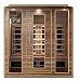 4 Person Sauna Cedar Ceramic Dry Heat FAR Infrared CD Player AM FM Radio Portable Detox New