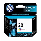 HP 28 Tri-color  Ink Cartridge in Retail Packaging-C8728AN#140